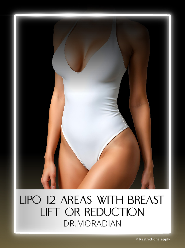 Lipo plus Breast Lift or Reduction with Dr Moradian